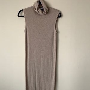 Long, wool blend, turtleneck Mango Dress